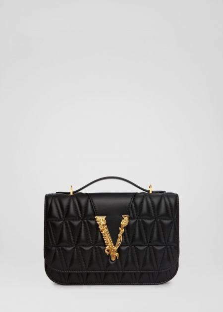 Versace Quilted Virtus Axelväska Dam - 645307DYT